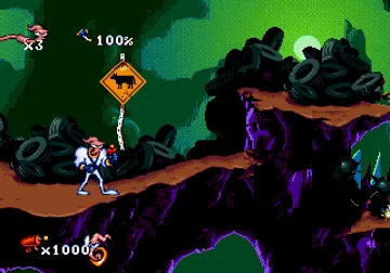 Earthworm Jim (Europe) screen shot game playing